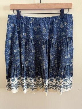 Chelsea & Violet Boho A Line Tiered Skirt Size L Large